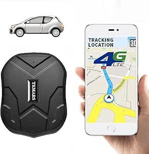 TKMARS TK905B GPS Locator Without Subscription Car GPS Locator 160 Days Standby for Car with Strong Magnetic and Waterproof APP (10000 mAh) asin的图片