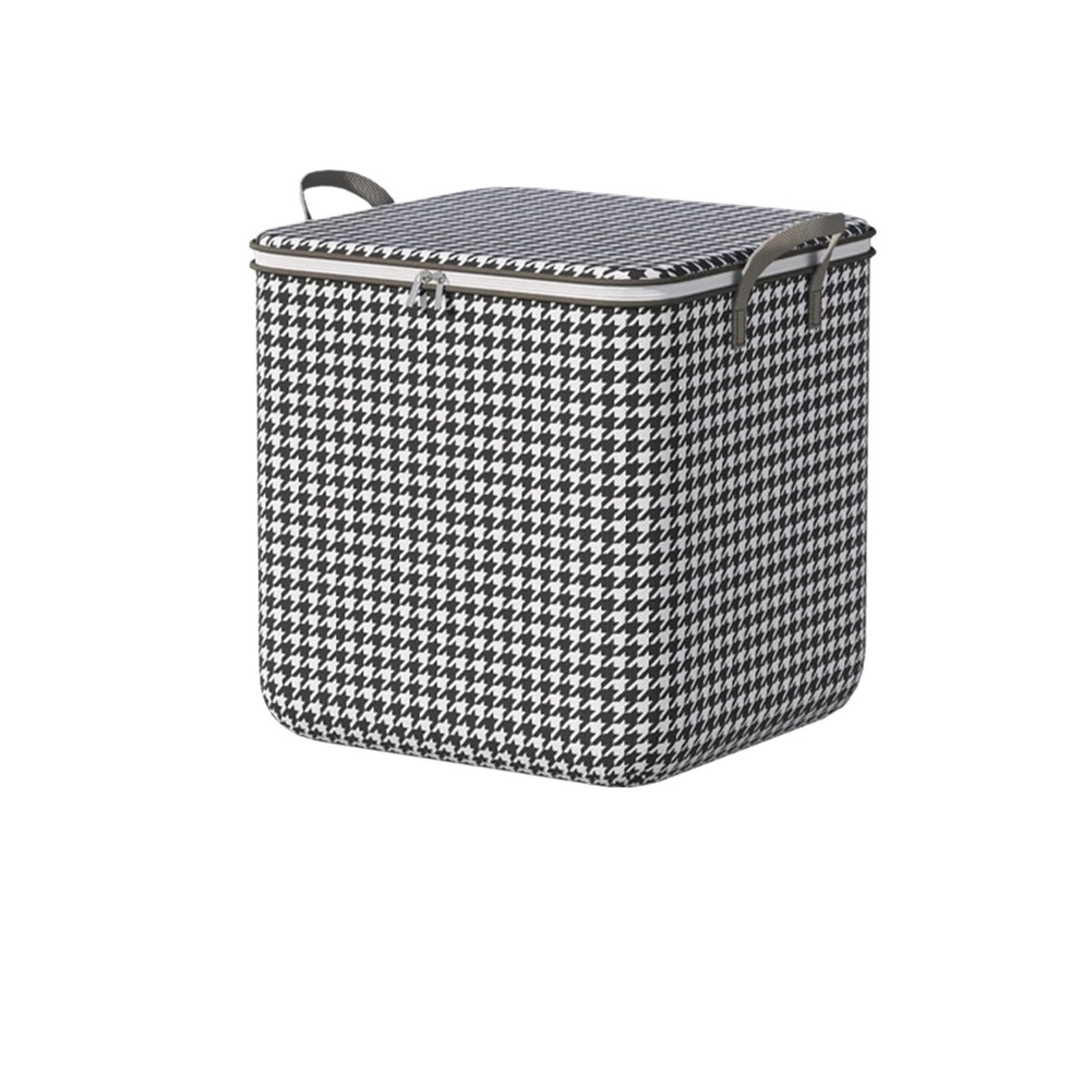RRYPBOVG Foldable Blanket Storage Bags Clothes Storage Bag with Zipper and Handle Foldable Blanket Storage Box Large Capacity Blanket Clothes Organizer Portable Cloth(140L)