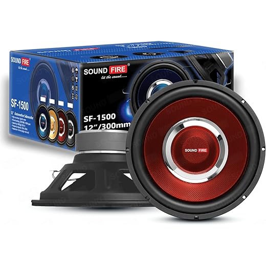 SOUND FIRE SF 1500 RED 1500W 12 300mm Double Magnet Sub