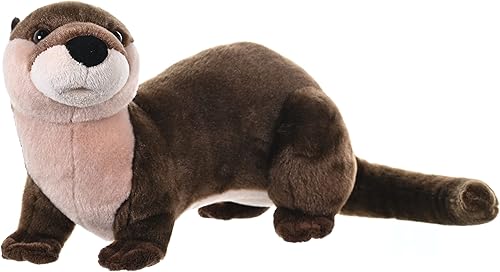 Miniatura 4 de Wild Republic Peluche de nutria de río, animal de peluche, regalos para niños, Cuddlekins de 12 pulgadas