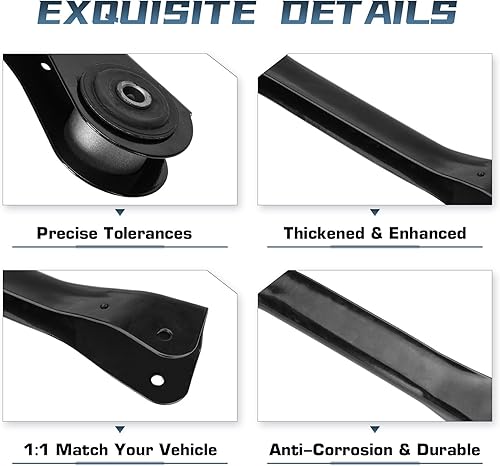 Miniatura 5 de Conjunto de brazo de control superior delantero para Jeep Cherokee Comanche Grand Cherokee Wrangler Kit de suspensión - Juego de 2 piezas