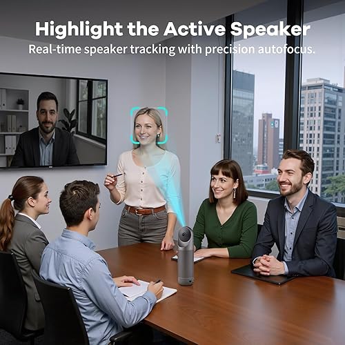 Miniatura 4 de KanDao Meeting Pro - Cámara de videoconferencia 360 con 2 controles remotos