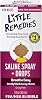 Little Remedies Nasal Saline Spray Drops, 1 Fl Oz Pack of 1