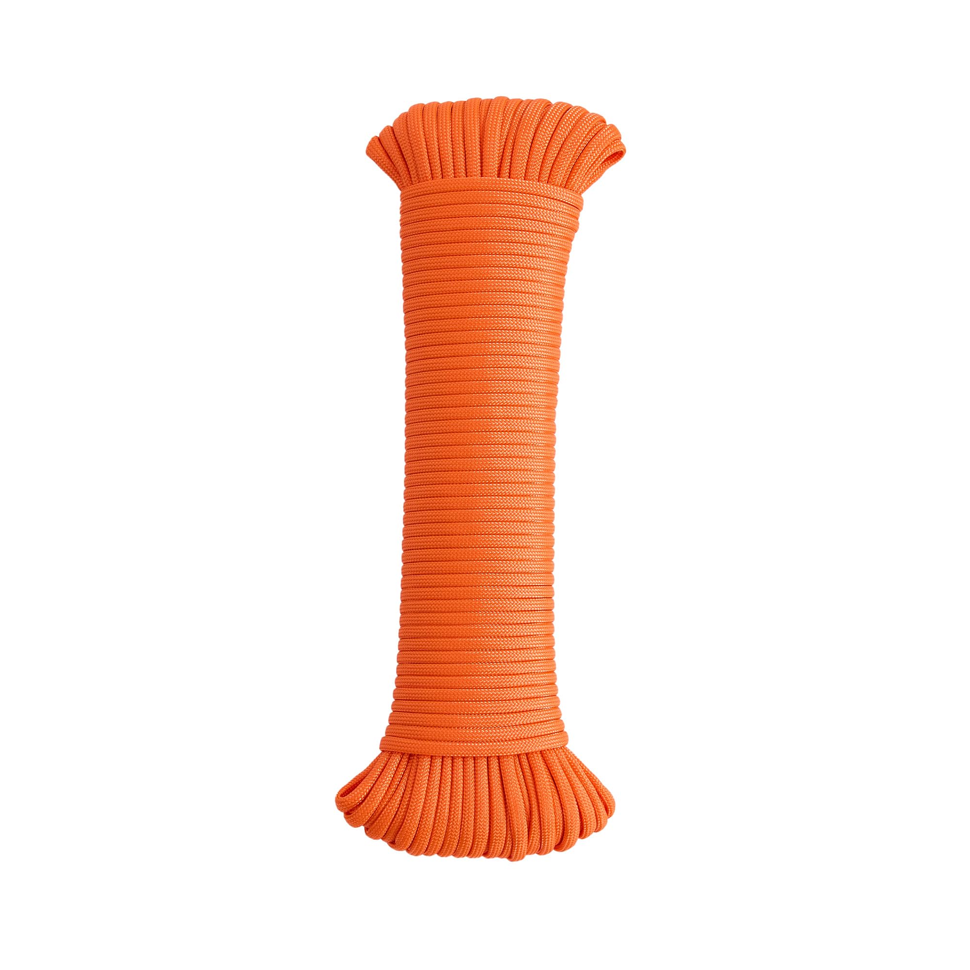 Corda Paracord 550 da 4 mm, in poliestere 275, corda di sopravvivenza a 7 fili con nucleo arancione per campeggio, escursionismo, braccialetti fai da te, cordini e portachiavi, artigianato