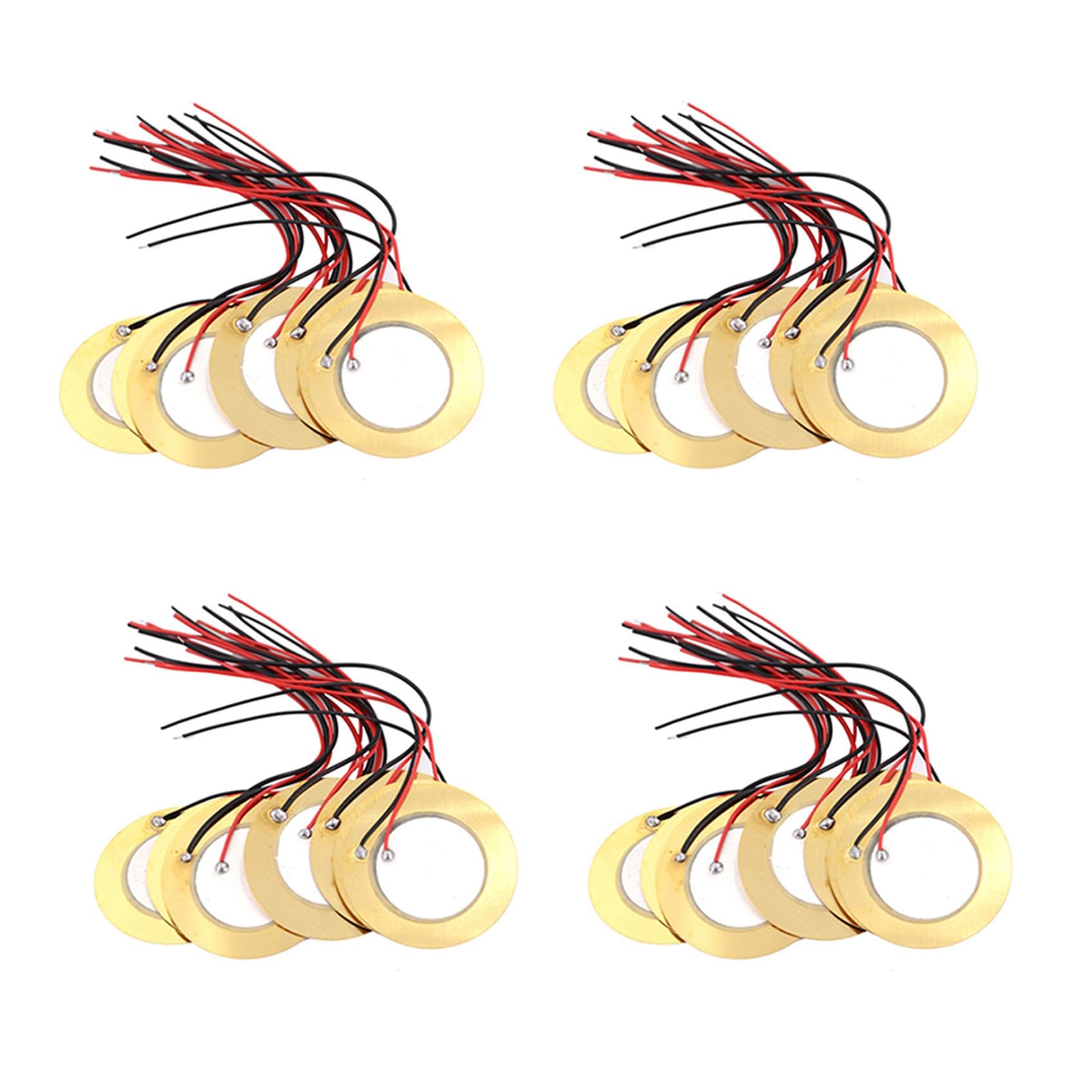 Ctrlzs 40 Pcs Piezoelectric Piezo Ceramic Plate Dia 27Mm For Buzzer Loudspeaker