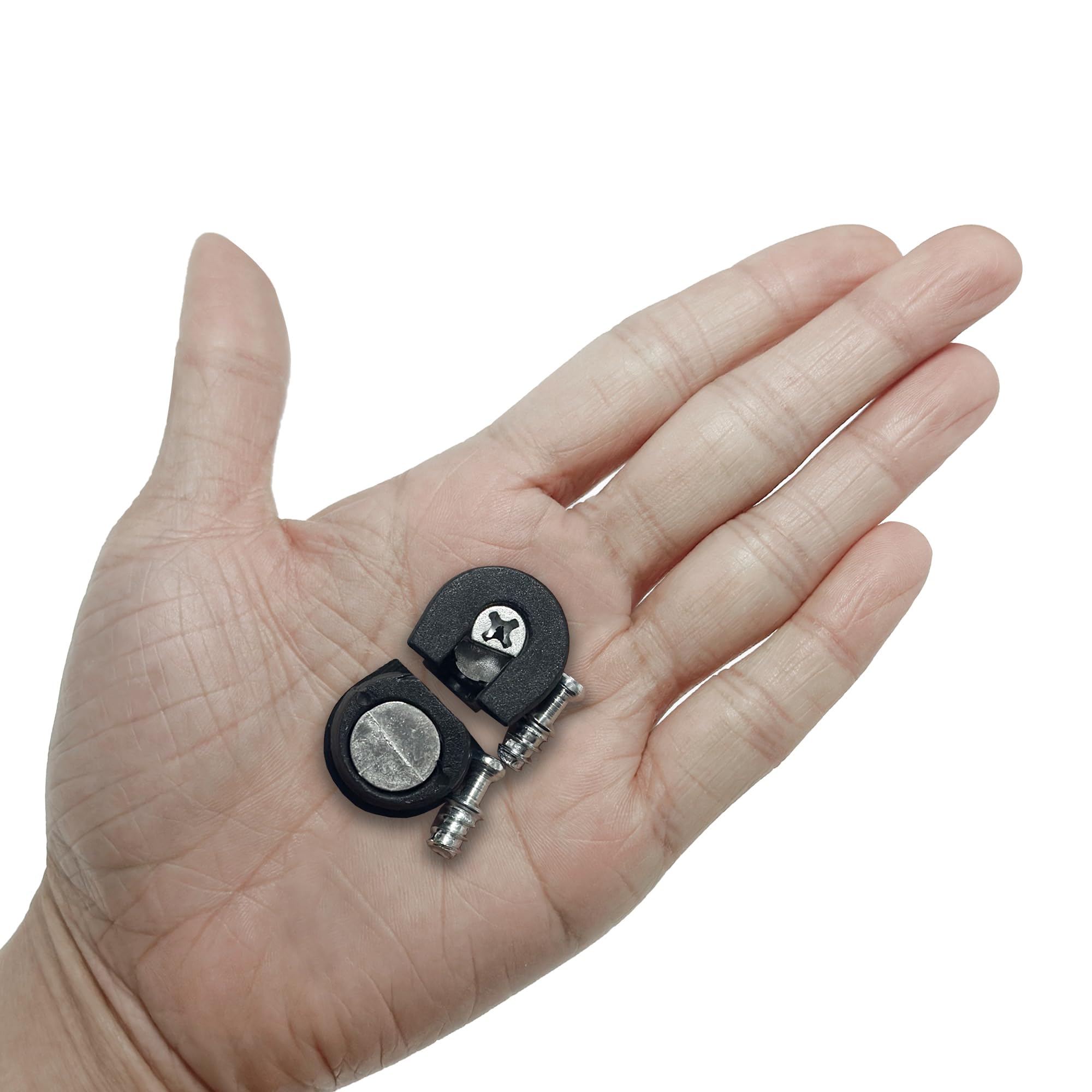 30 PCS Furniture Connectors Eccentric Cam Lock,Funiture Connection Fixing Screws (Black), 19mm - Image 3