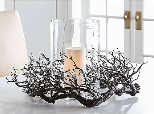 Miniatura 3 de Coronas de Halloween para puerta delantera, corona de ramita negra aterradora, coronas de puerta de Halloween, corona de cuervo negro, murciélago,