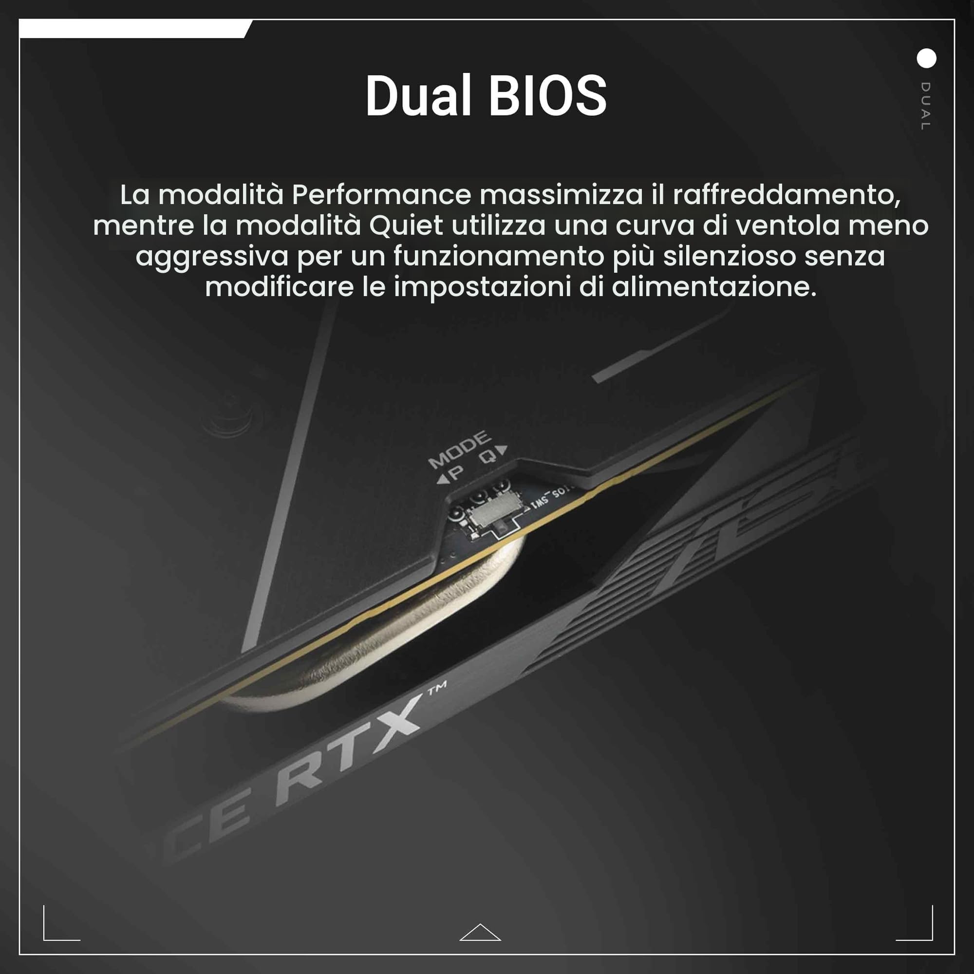 ASUS Dual NVIDIA GeForce RTX 5050 OC Edition, Scheda Grafica 8GB GDDR6, 128 Bit, PCIe 5.0, 2 Ventole Axial-Tech, 1 HDMI 2.1b, 3 DisplayPort 2.1b, Software GPU Tweak III, Nera, DUAL-RTX5050-O8G