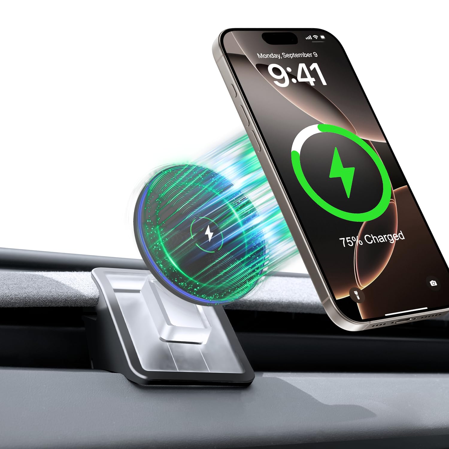 Verbeterde vacuüm magnetische autotelefoonhouder 360