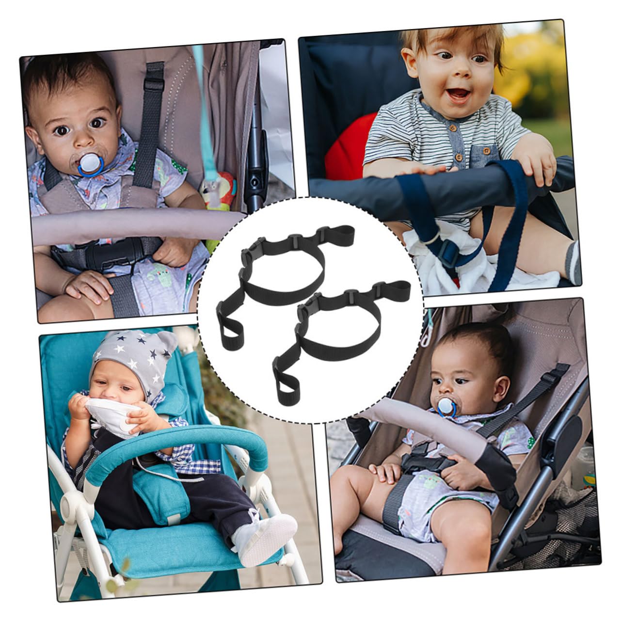 ifundom 15 Pezzi Cinghie Per Passeggino Imbracature Di Sicurezza Seggiolone Cintura Seggiolone Cinghie Per Passeggino Seggiolone Cinghie Per Passeggino Seggiolone Cinghie Per La
