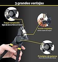 Vista 3 de Kit de herramientas de ojales HAPDEN 1/2 1/4 3/8 de múltiples tamaños, perforador de 608 piezas, kit de herramientas de ojales resistentes, ojales