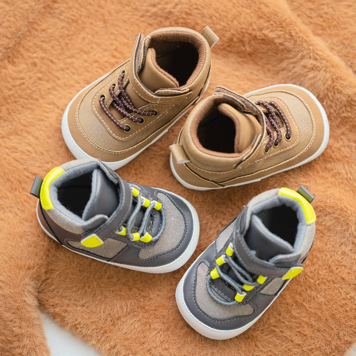 KaKaKiKi - Scarpe da ginnastica per bambini, con suola morbida