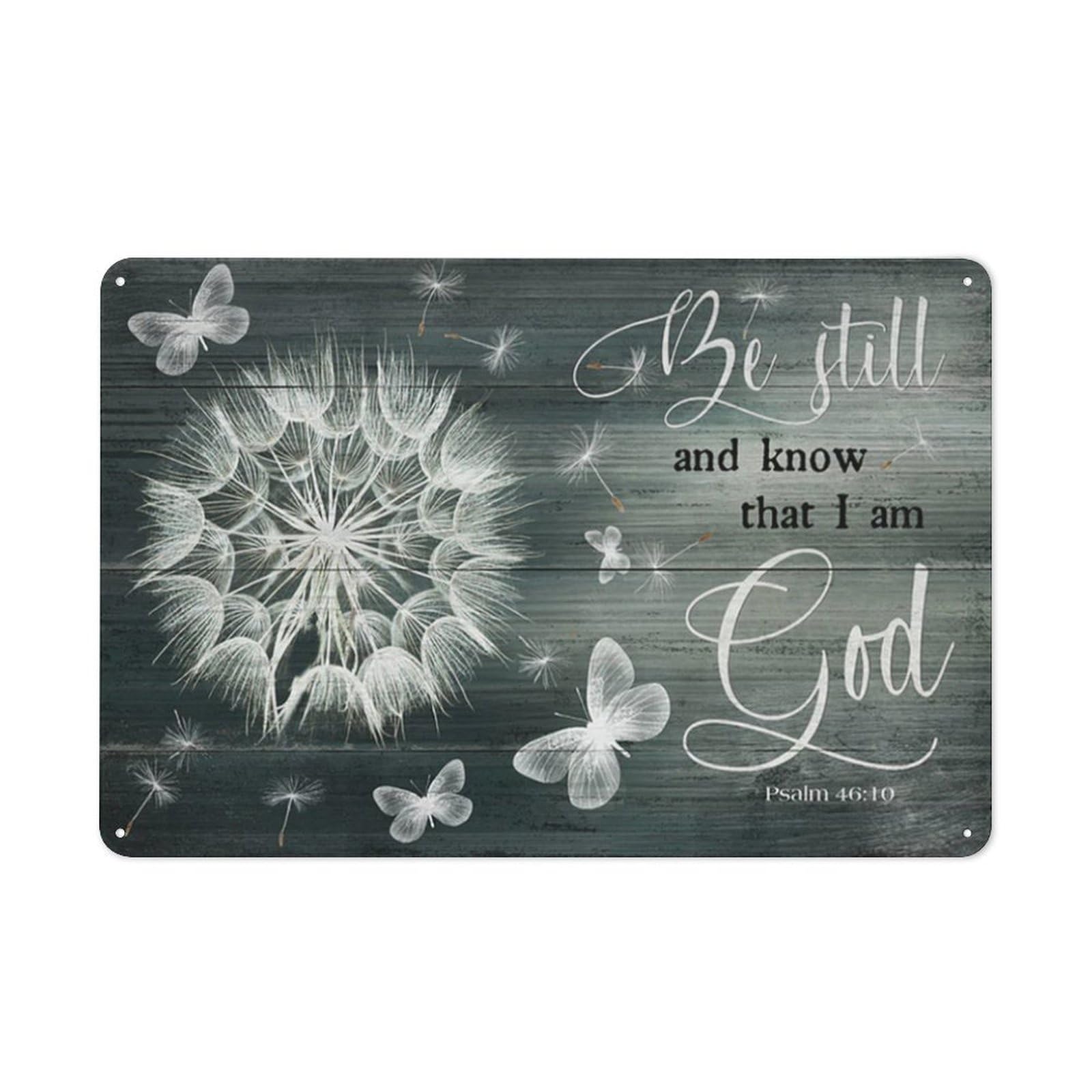 Kwqdozf As Pic Lovely Dandelion, Butterfly, Be Still And Know That I Am God Jesus Landscap