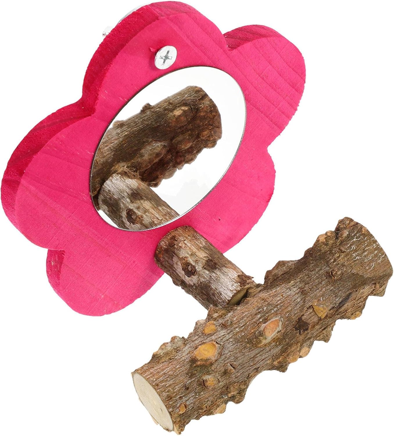 Balacoo Parrot Mirror Bird Chewing Toys Interactive Bird