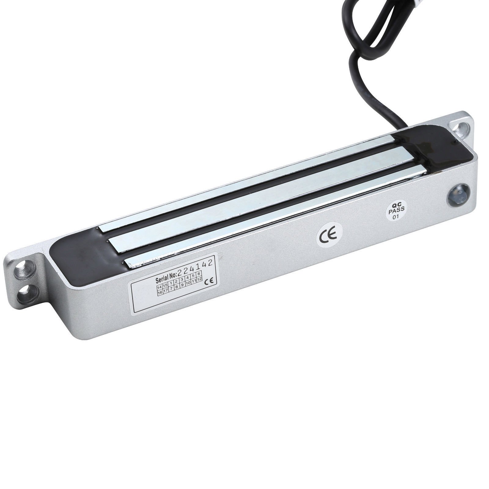 UHPPOTE 180 kg 350 funtów siła przenośna wodoodporna IP-68 pojedyncze drzwi zamek magnetyczny DC 12/24 V