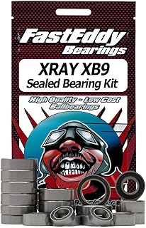 FastEddy Bearings Compatible with XRAY XB9 Sealed Bearing Kit