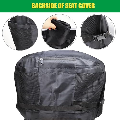 Miniatura 3 de Funda de asiento de cortacésped impermeable de lujo compatible con Husqvarna, funda universal para asiento de tractor