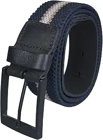 Cinto Masculino Esportivo Elástico Com Ponteira Couro Resistente