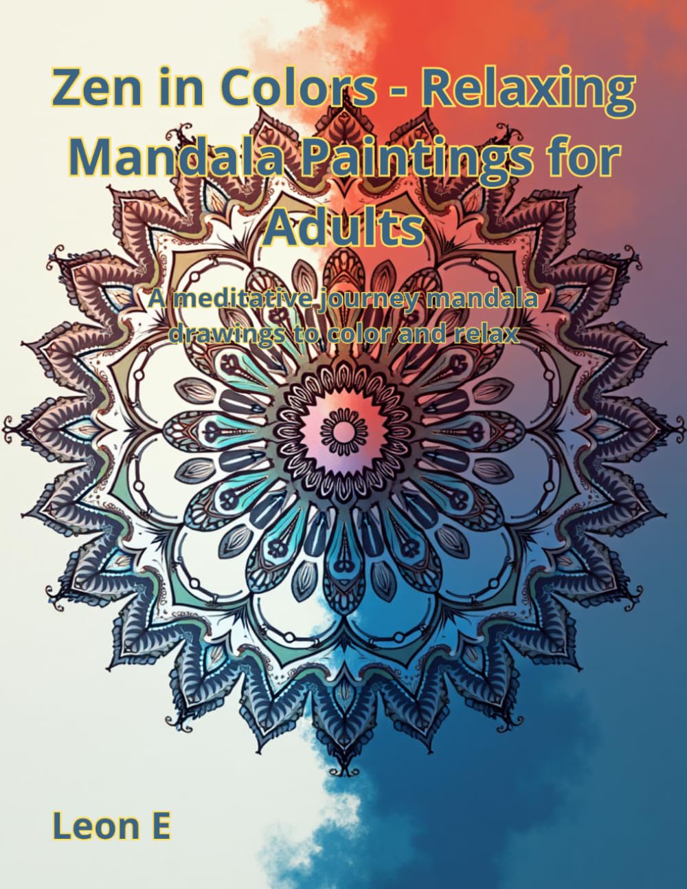 Zen in Colors - Relaxing Mandala Paintings for Adults: A meditative journey with 50 unique mandala drawings to color and relax