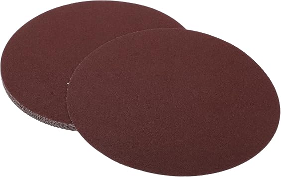 ACROPIX 12 Inch Sanding Discs Round Hook and Loop Sandpaper 60 Grits - 10 PCS