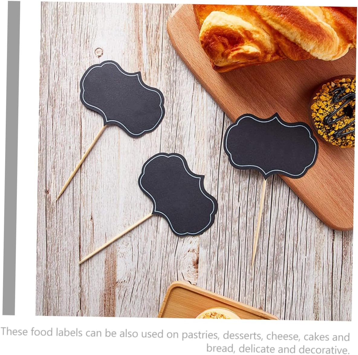 16pcs Cheese Markers Writable Food Tags for Dessert and Cheese
