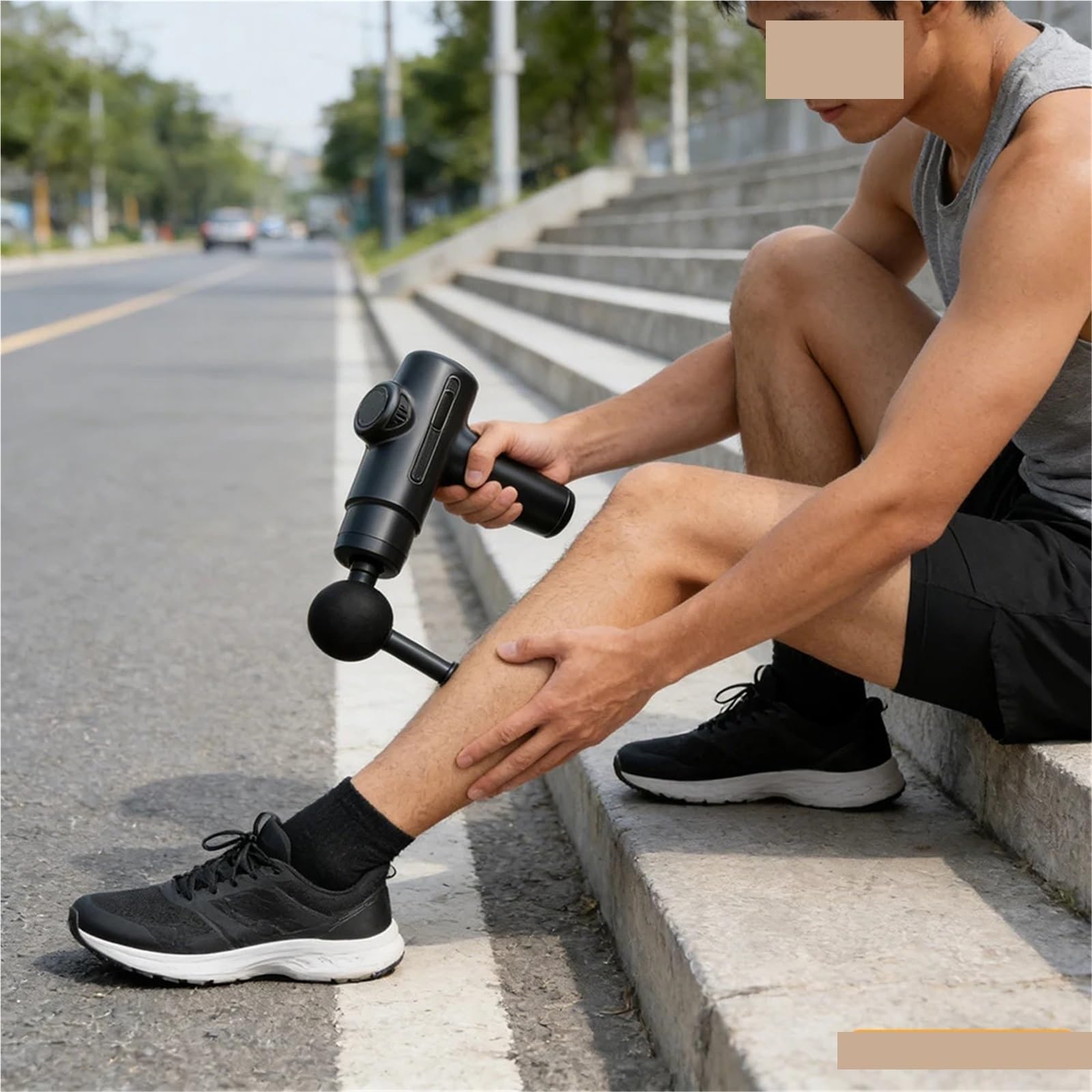 Pistola per massaggio, Pistola Per Massaggio Elettrico Massaggiatore Per Tessuti Profondi Per Braccia Muscolo Della Gamba Posteriore Rilassante Per Il Fitness Sportivo Del Corpo per uomini/donne