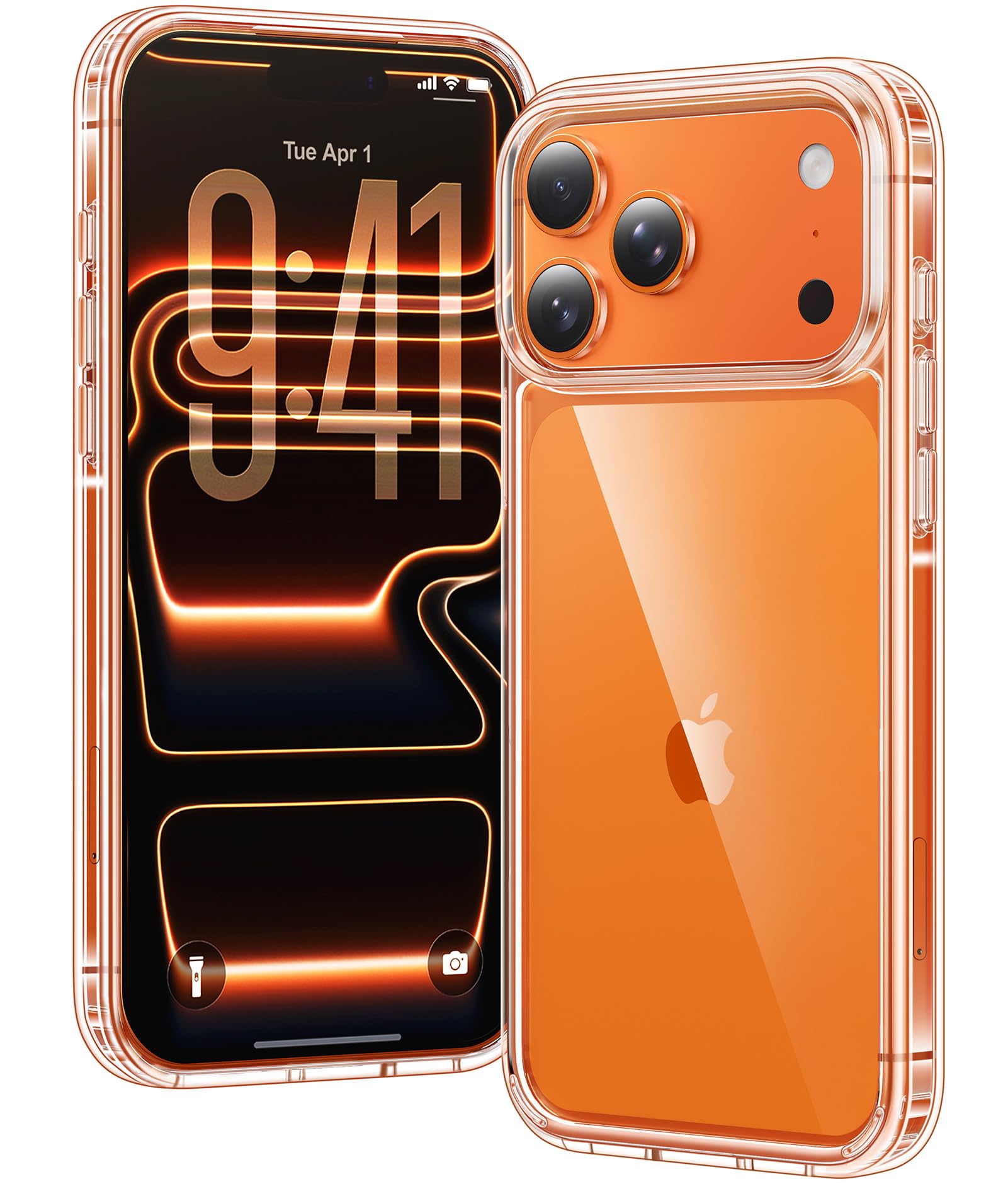 Voyahülle Hülle für iPhone 17 Pro Max Hülle, Anti-Vergilbung Transparent Handyhülle Stoßfest Schutzhülle, Premium Kratzfeste Case für iPhone 17 Pro Max -Durchsichtig