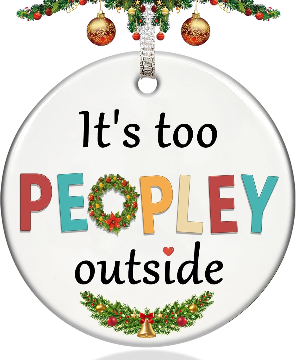 rosulasi Christmas Ornaments 2025,Friendship Gifts Best Friend Bestie Birthday Gift for Women Men Friends Family Sister Brother BFF Funny Home Christmas Tree Hanging Decorations(Friend Ornaments-3)