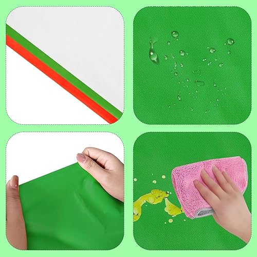 Miniatura 5 de 12 manteles de plástico navideños para mesas rectangulares, desechables de 54 x 108 pulgadas, para Año Nuevo, para Año Nuevo, hasta 8 pies, manteles