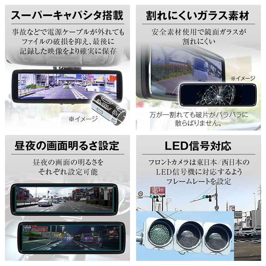 ぐりぐり  MAXWIN ドライブレコーダー　MDR-A002A MAXWIN ドライブレコーダー ミラー型 8.88インチ 2K MDR-A002A