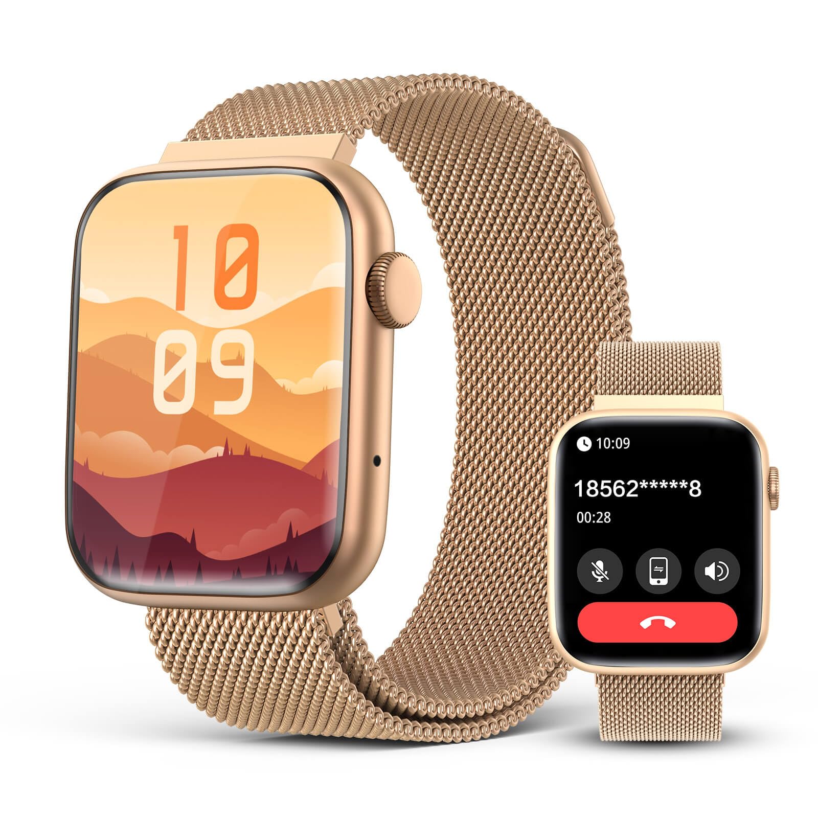 2025 Smart watches for Women with Blood Pressure Monitor, 1.9" AMOLED DA GPT AI Voice Smartwatch, 24/7 Heart Rate Stress Sleep Monitor,123 Sports Modes, IP68 Waterproof Fitness Tracker for Android iOS