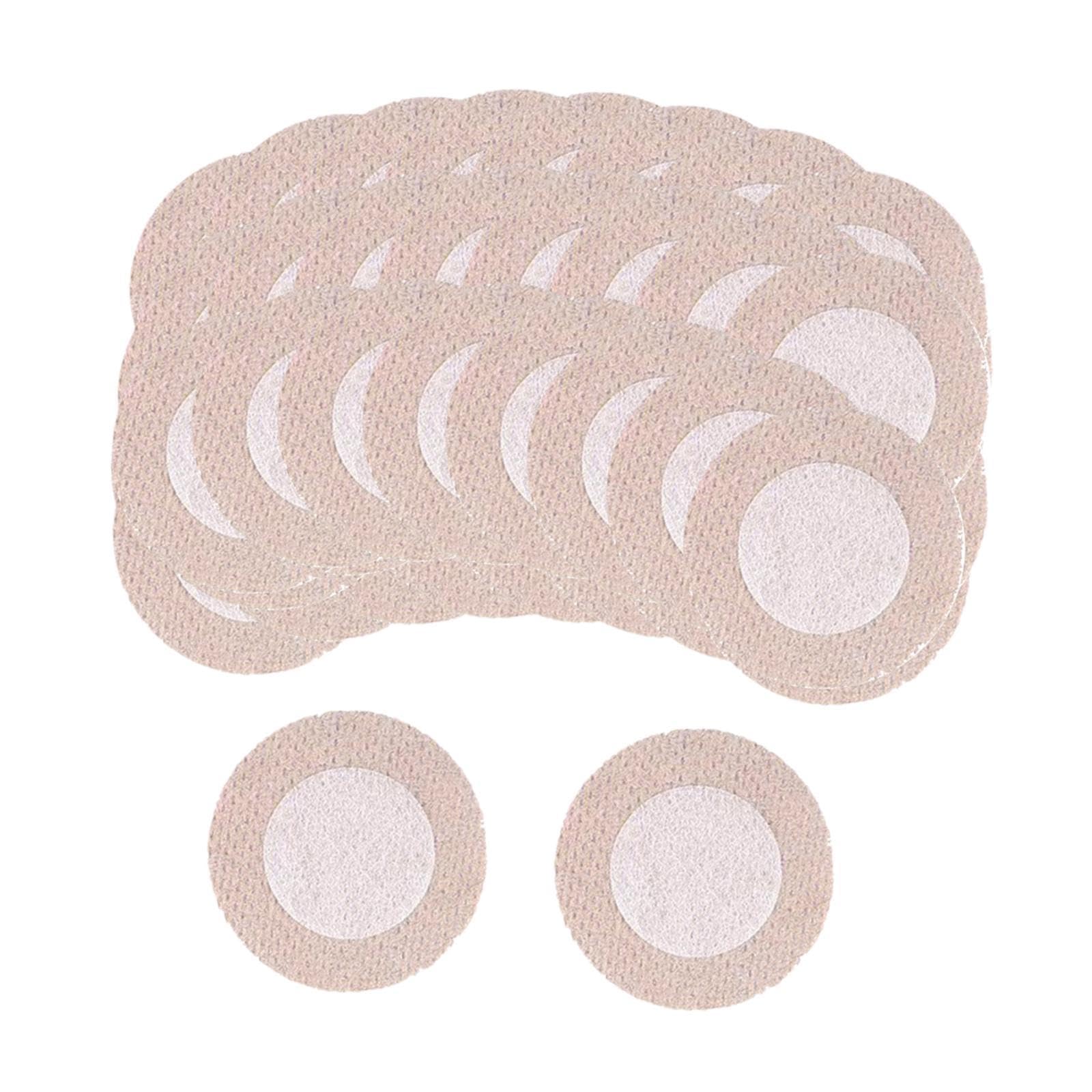 100 Pair Invisible Nipple Covers Anti Chafing Breathable Round Chest Pasties-image-11