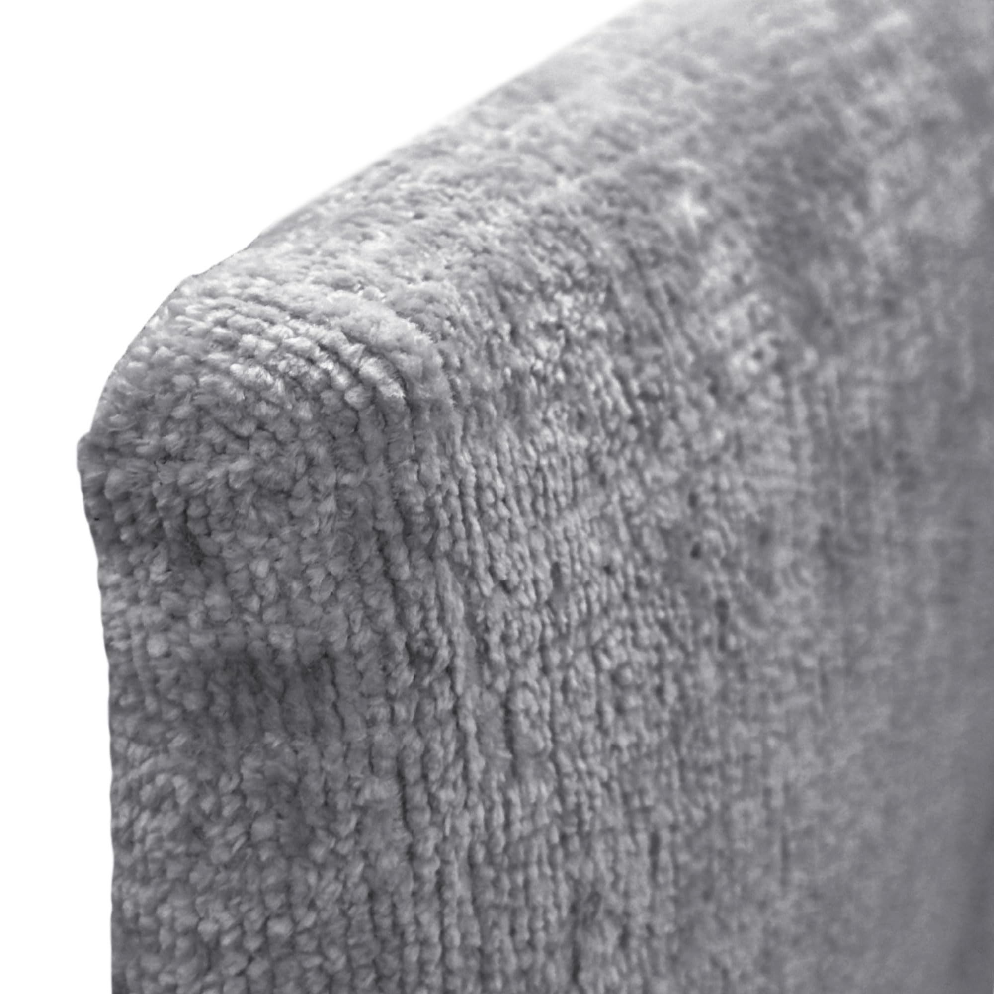 DHOME Cabecero Acabado Lana Ecológica Premium Liso Cabezal Tapizado Cama Dormitorio Acolchado Winter Luxury (Gris Claro, 80 cm)