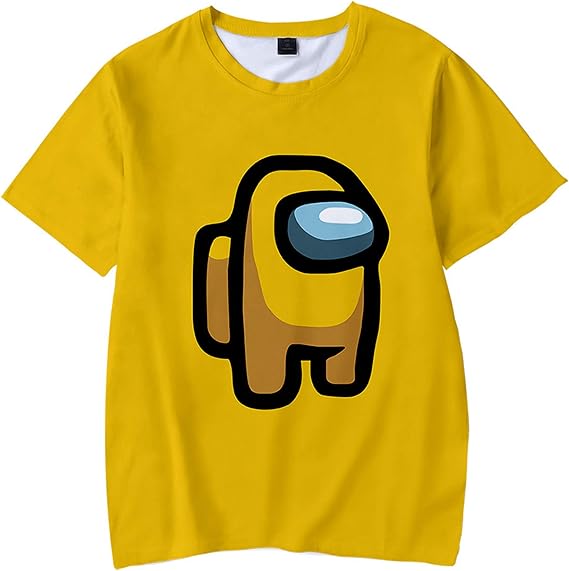 Amazon Co Jp Vekkk Tシャツ 半袖 Among Us 人気 人狼ゲーム アメリカ マルチプレイヤー オシャレ ガールズ キッズ 子供 男女兼用 半袖ｔシャツ ザ おもしろいｔシャツ カジュアル 夏 快適 ストレッチ おしゃれ シワににくい ファッション