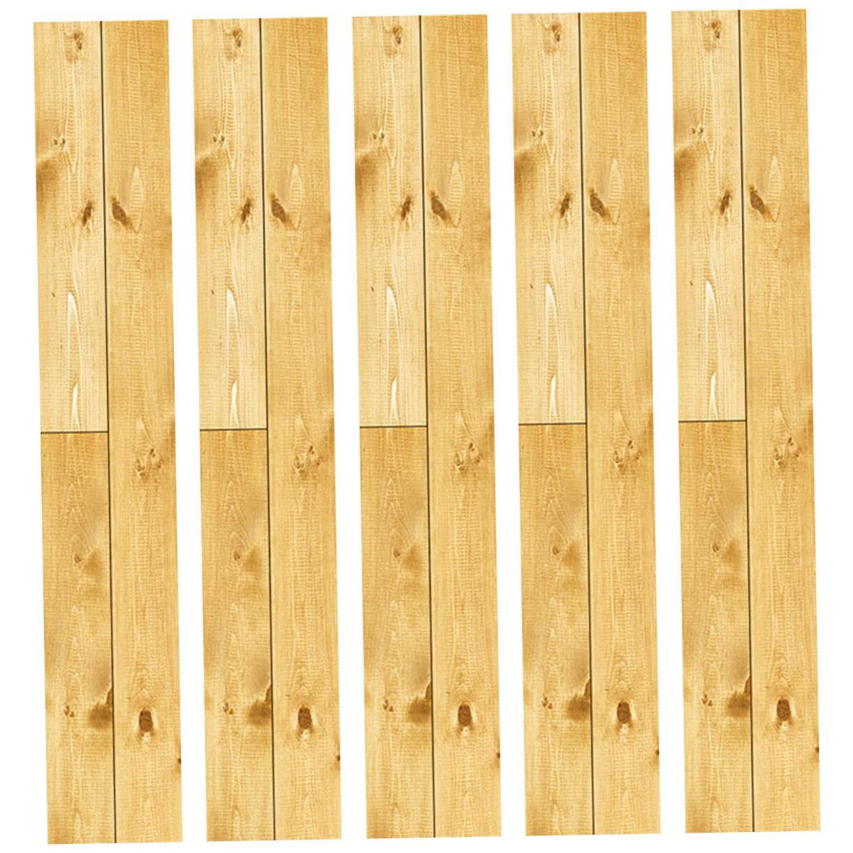 Piastrelle Adesive Effetto Legno 5 Pezzi in Pvc per Pavimento