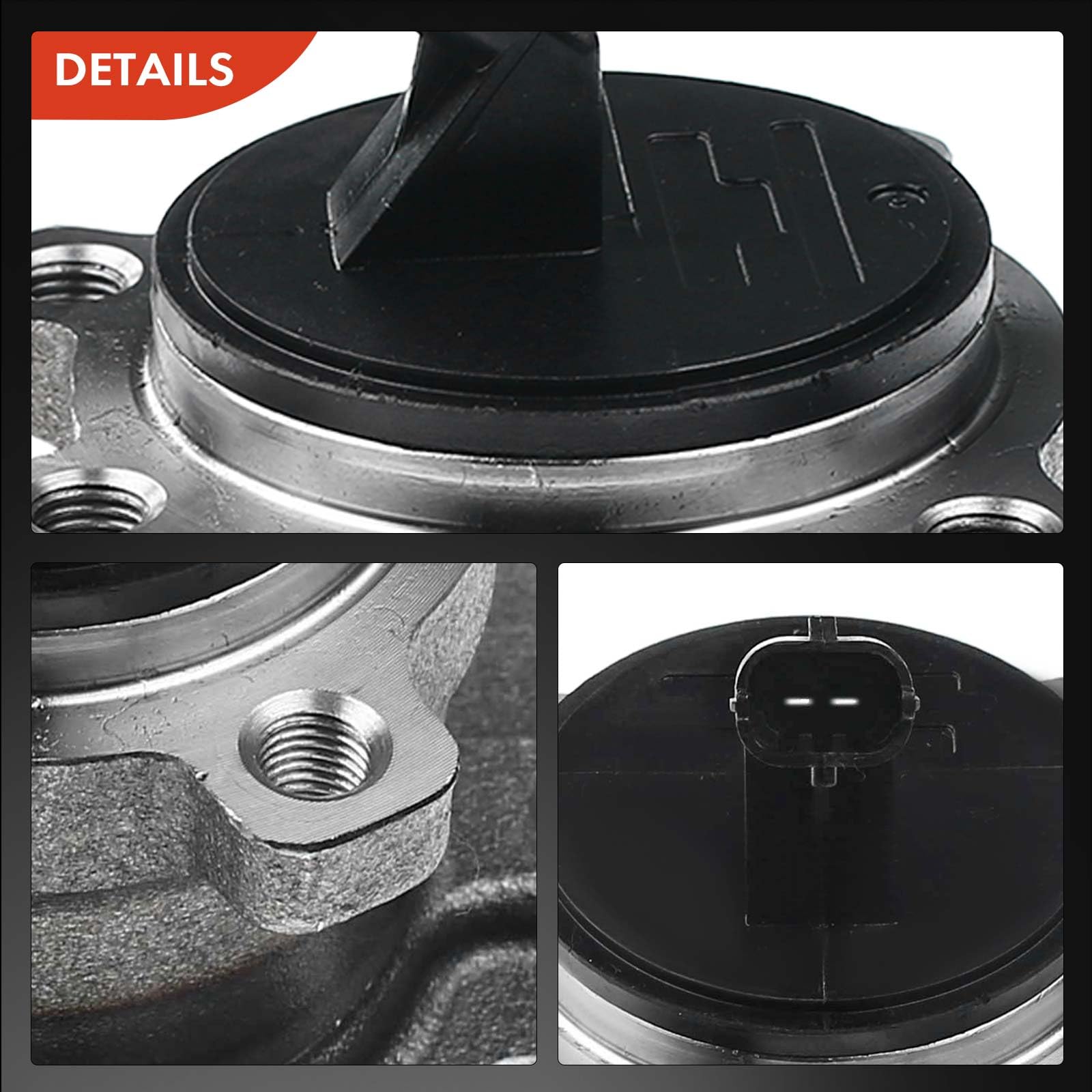 Frankberg Cojinete de rueda Eje trasero Rueda con brida diámetro 140 con ABS Carcasa del sensor Compatible con Vectra C CaR.A.Van Z02 Vectra C CC Z02 Signum Cabriolet 1604314
