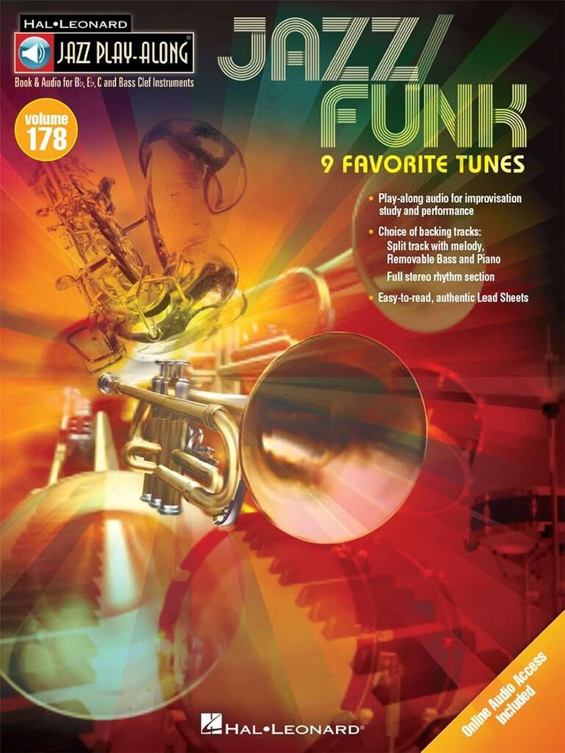 Jazz/Funk - Jazz Play-Along Vol. 178 Book/Online Audio (Hal Leonard Jazz Play-along, 178)