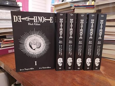 Death Note Black Edition Volume 1-6 Collection 6 Books Set Manga Tsugumi Ohba