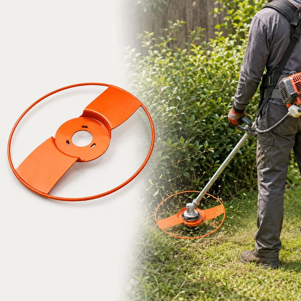 Protection de Débroussailleuse pour STIHL FS 361 C-EM, Anneau Anti-Projections avec Protection de Tête de Coupe et Barrière Contre Les Pierres