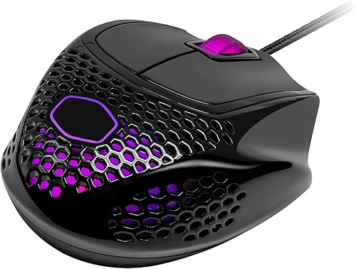Vista 3 de Cooler Master MM720 RGB-LED Claw Grip - Mouse para juegos con cable - Carcasa ultraligera de 166 onzas de panal sensor óptico de 16000 DPI 70