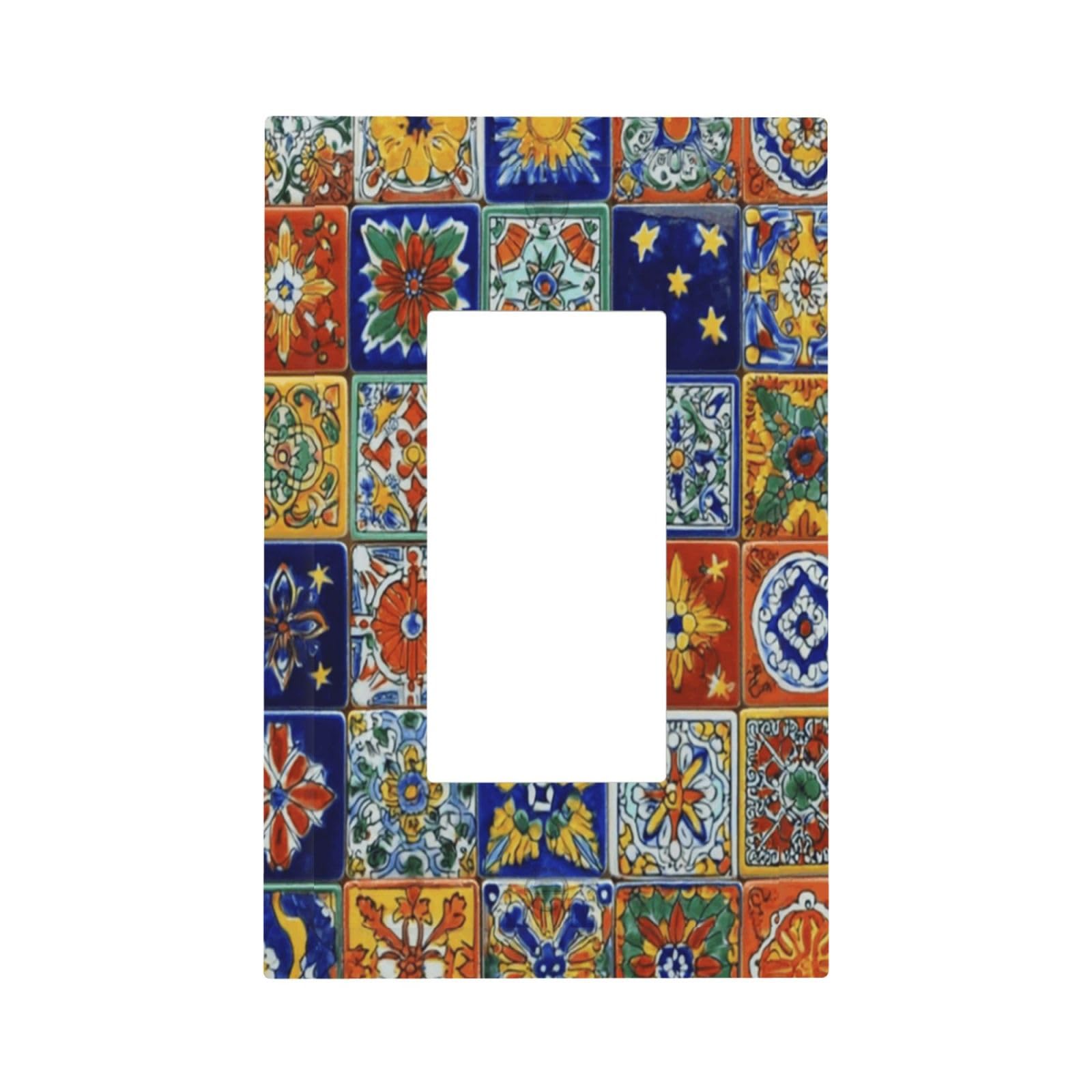 Plaque murale à bascule mosaïque mexicaine pour salon et cuisine