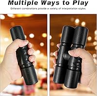 Vista 6 de RANMING Twist Shaker ABS Shakers de Doble Fila de Volumen Medio Instrumentos de Percusión Latina para Acompañamiento, Estudio, Banda, Bateristas