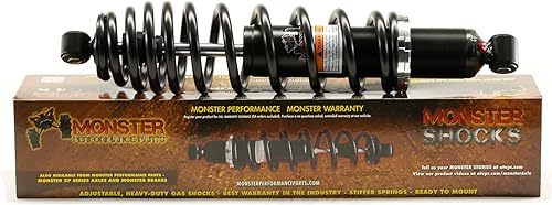 Miniatura 8 de Monster Performance Amortiguadores traseros para Polaris 7044139, izquierda y derecha, Ranger 400 500 570 800, monotubo, doble tasa, manejo