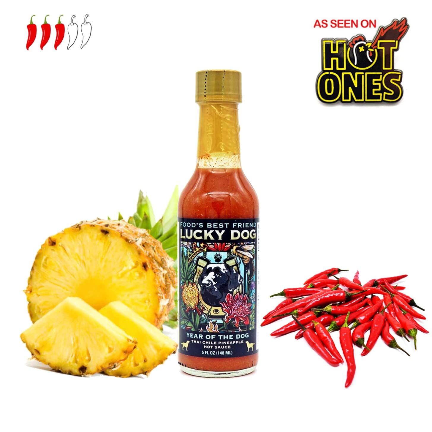 Buy Lucky Dog Hot Sauce Variety Pack Hot Sauce Gift Set Mild to Medium