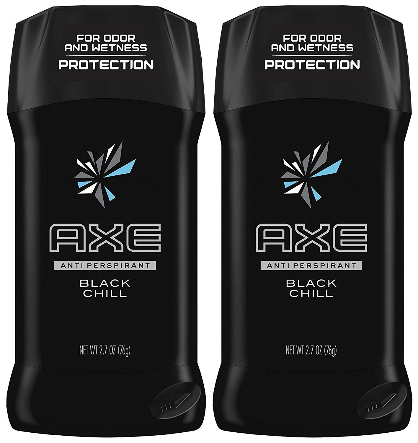 Axe Antiperspirant and Deodorant Stick, Black Chill 2.7 Ounce (Pack of 2)