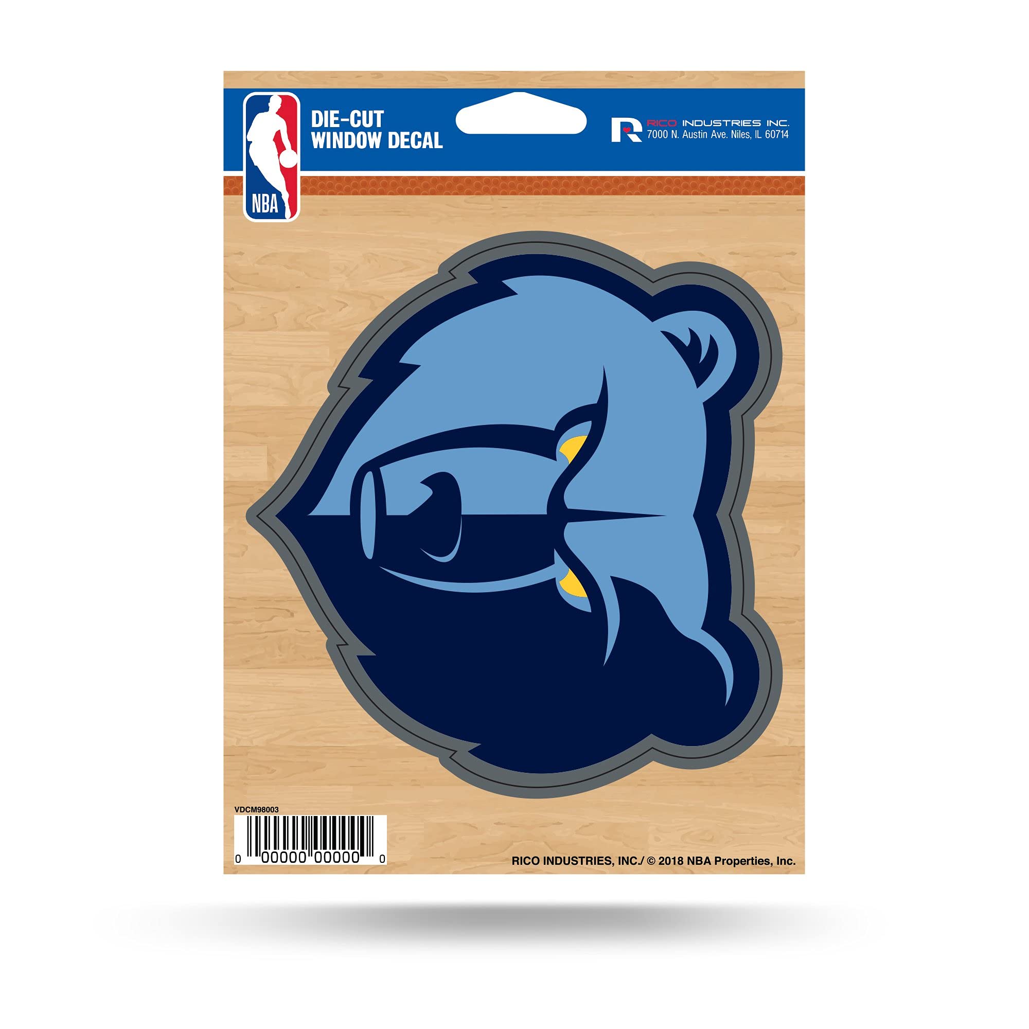 Rico Industries NBA unisex-adult Die Cut Vinyl Decal