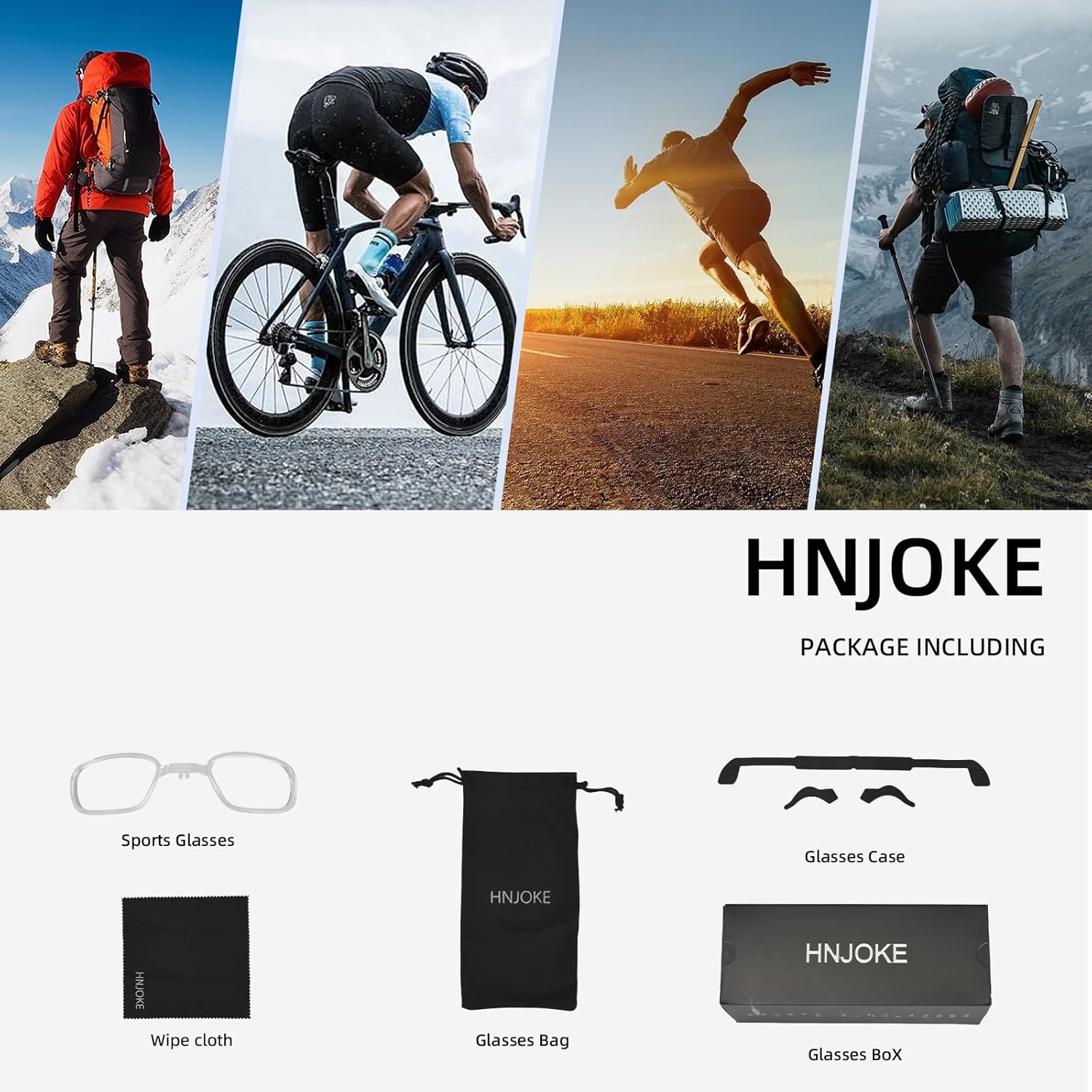 Sports Sunglasses, UV400 Baseball Sun Glasses Women, Mens Glasses for Cycling, Biking, Running - Image 7