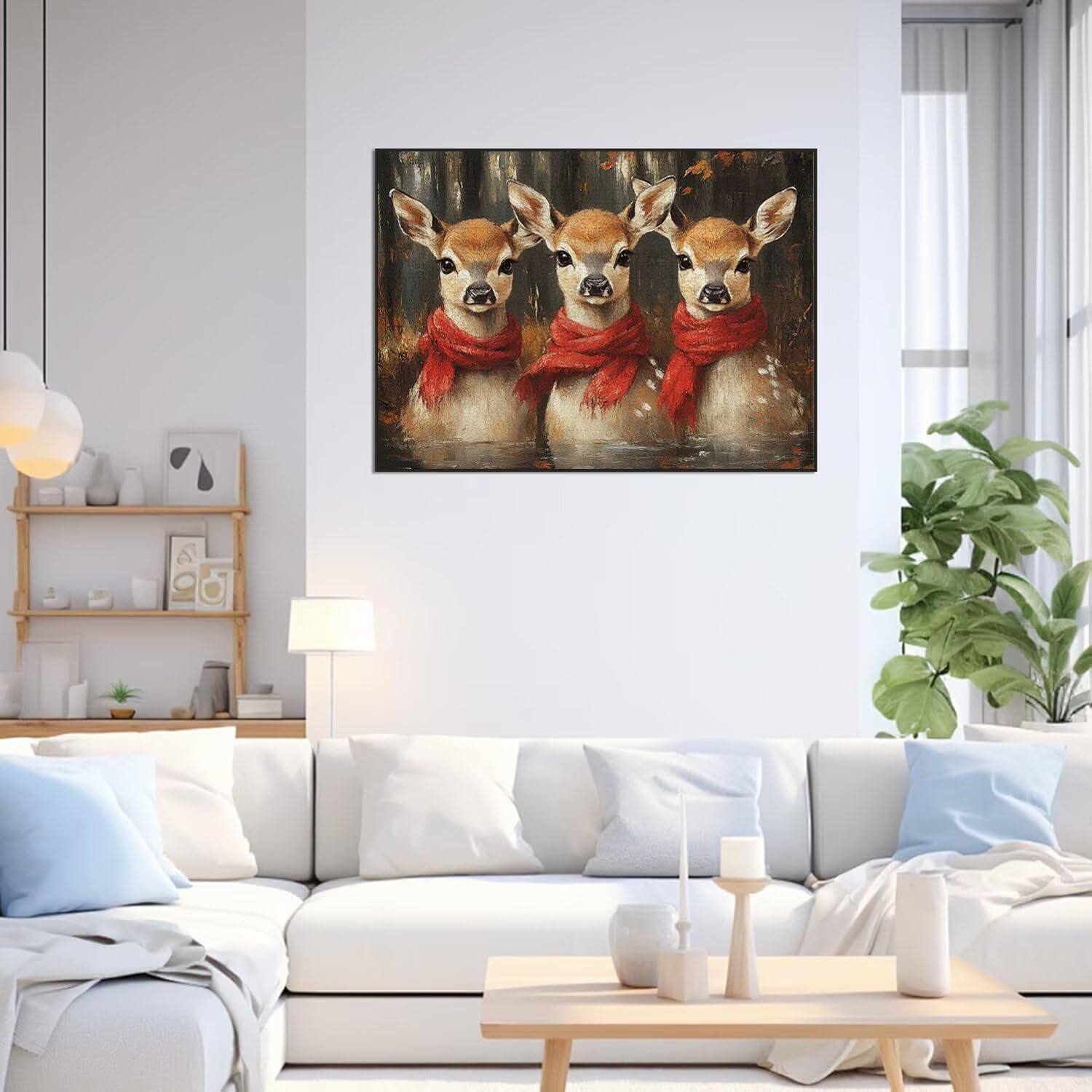 Puzzle 6000 Pezzi astratto Puzzle Classici per Gioco Familiare, n-48 | Impossibile Puzzles, Intrattenimento Creativo, Rilassamento e Intelligence, Regalo per Amore e Amico, Decorazioni Casa, cervo
