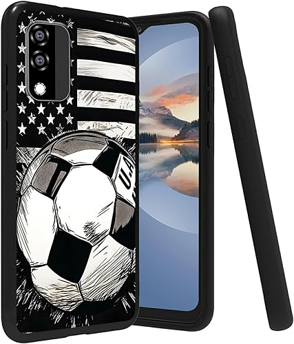 Miniatura 8 de HEAKIERG Funda de TPU suave para BLU C5 Max de 5.7 pulgadas, para mujeres y hombres, funda híbrida de protección contra caídas a prueba de golpes