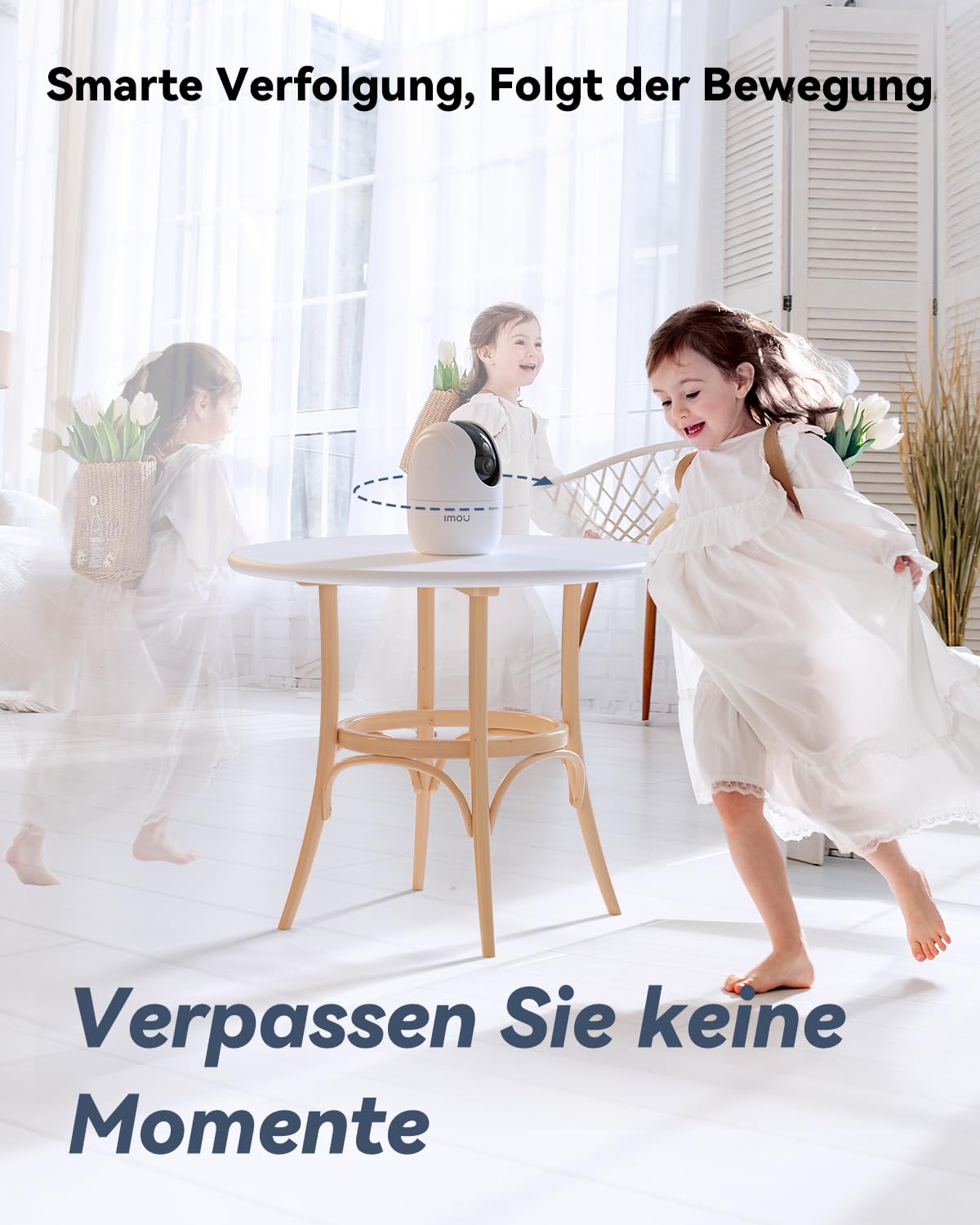 Imou 2K Überwachungskamera Innen mit Personen-/Haustiererkennung, 2 Pack